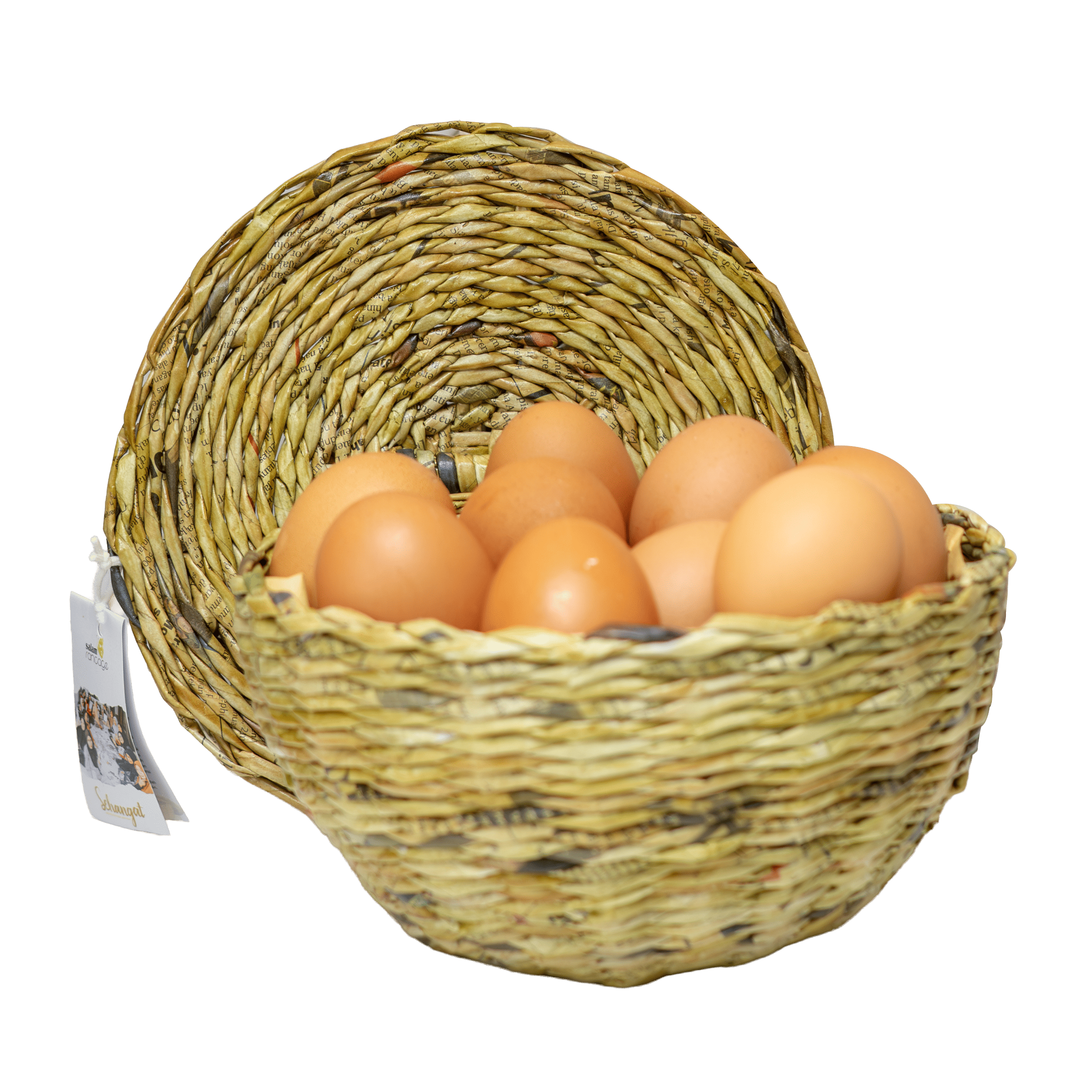 Cahara Ageung - Handwoven Big Roundcase with Lid