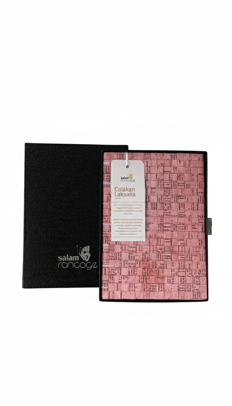 Calakan Laksana - Handwoven Cover and Manual Binding Notebook